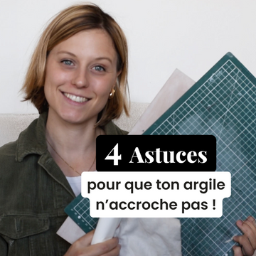 4 Astuces pour que ton Argile autodurcissante n'accroche pas !