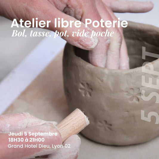 Atelier Poterie Libre - 5 Sept