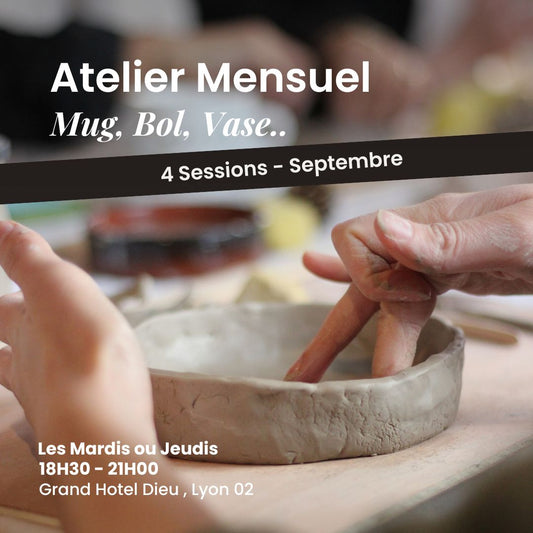 Atelier Modelage Mensuel (4 sessions) - Lyon